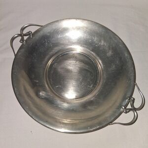 Vintage Ascot Pewter Handled Bowl AS Fine English Pewter 802 Serving Dish‎